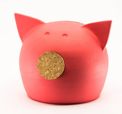 Handmade Ceramic Blackboard Piggy Bank - The Chalk Collection